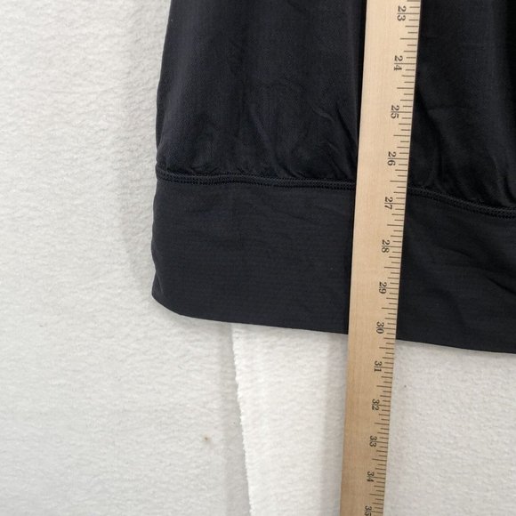 LULULEMON womens black scoop neck racerback built in bra pullover tank top sz 2 - Picture 3 of 6